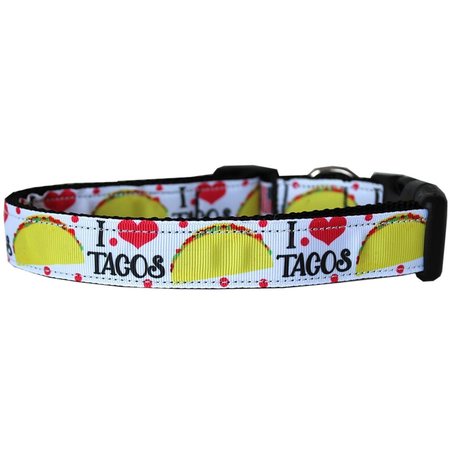 MIRAGE PET PRODUCTS Taco Tuesday Nylon Dog Collar Extra Small 125-275 XS